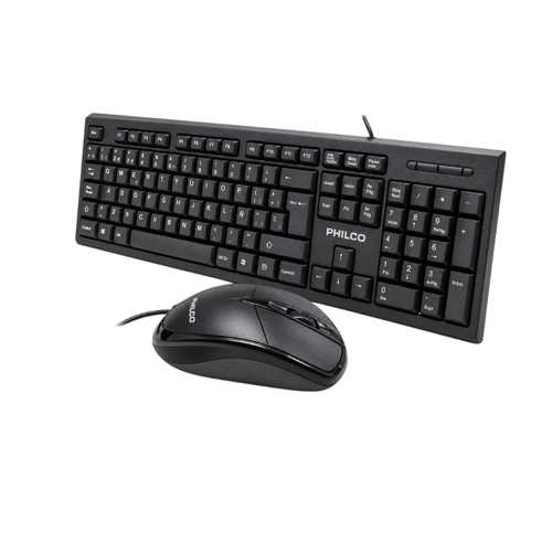 Pack Teclado y Mouse Alámbrico Philco - imagen 1
